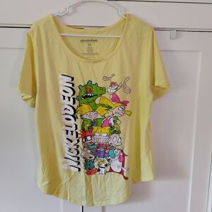 Nickelodeon Yellow Character Tee